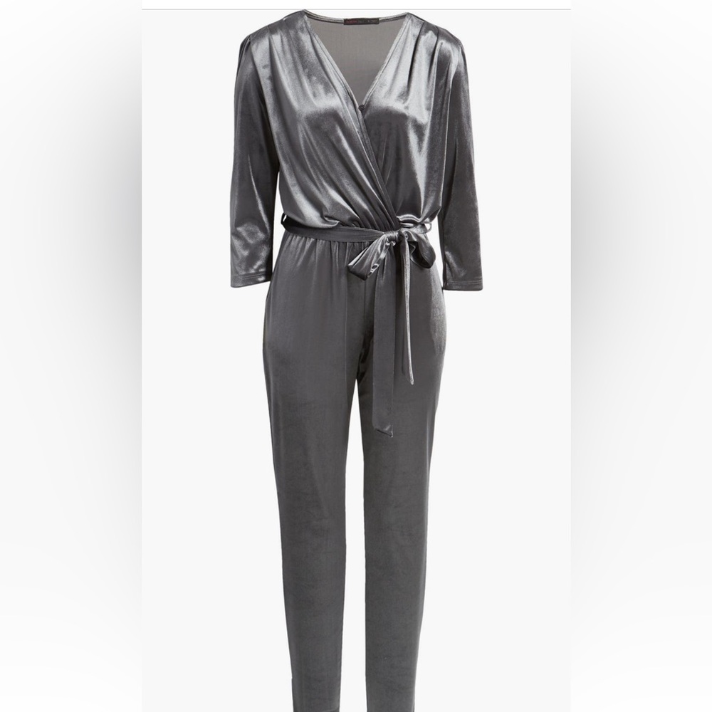 Fraiche by J velvet Jumpsuit